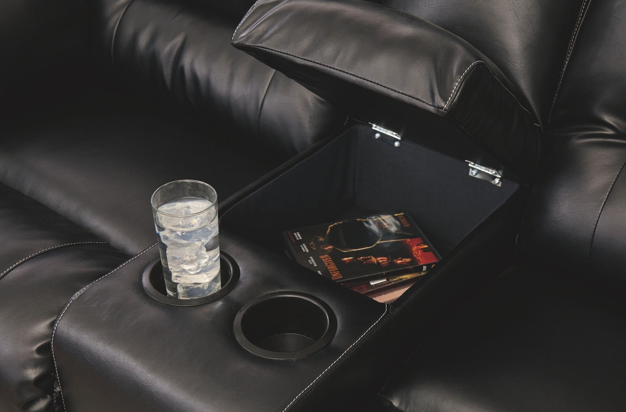 Vacherie - Causeuse double avec console