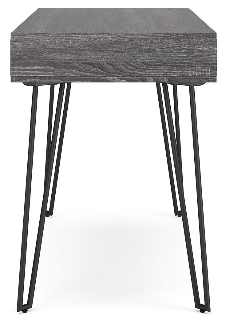 Strumford - Bureau à domicile avec 2 rangements ouverts