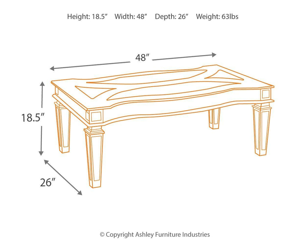 Tessani - Table basse rectangulaire