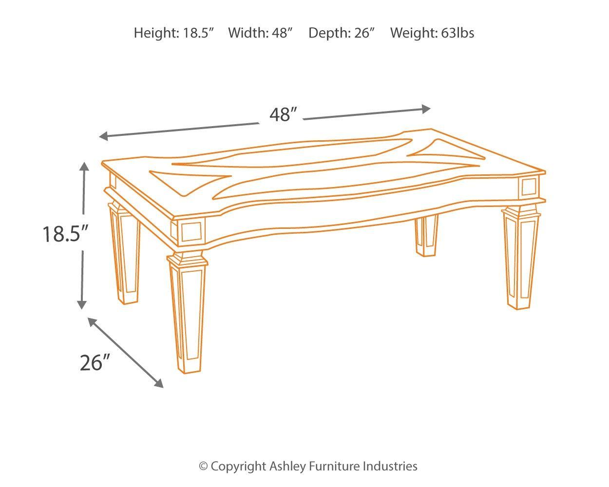 Tessani - Table basse rectangulaire