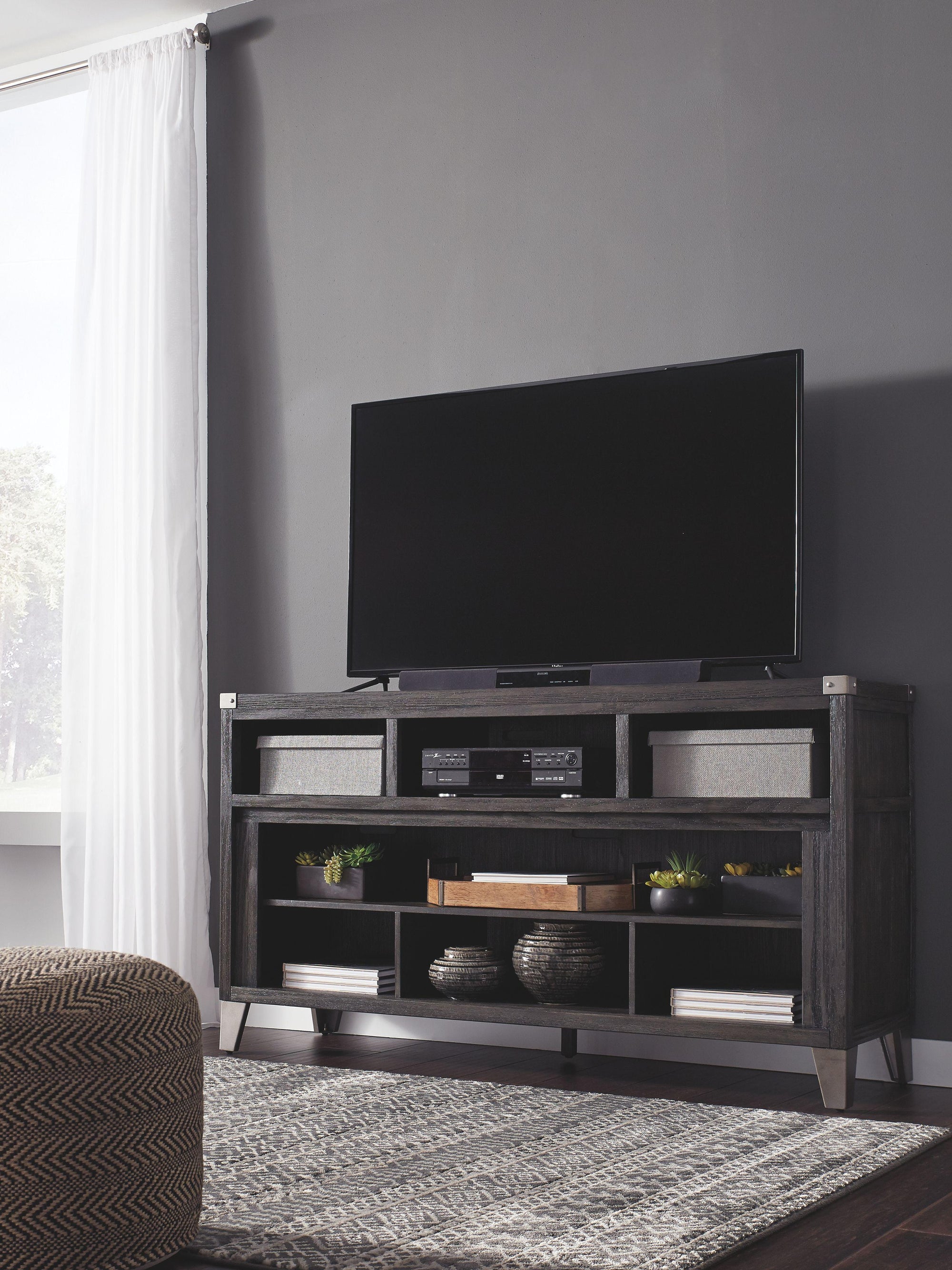 Todoe - Meuble TV LG avec option cheminée