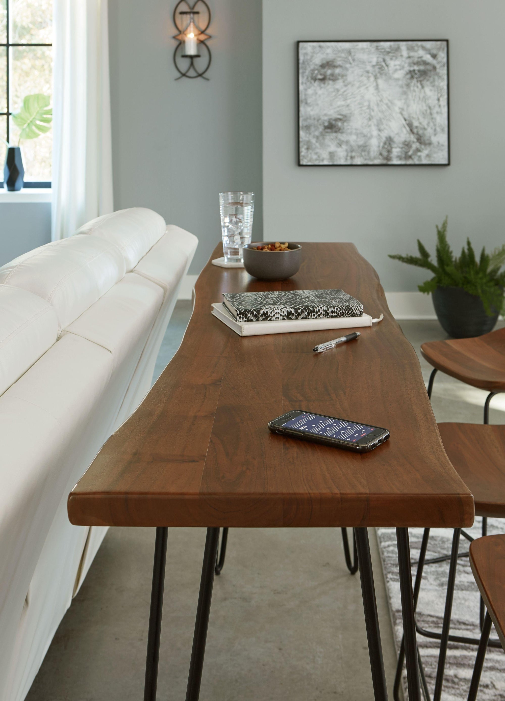 Wilinruck - Table de comptoir longue