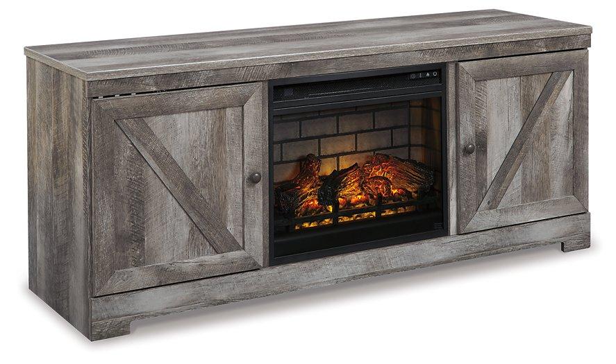 Meuble TV Wynnlow 63 avec foyer électrique