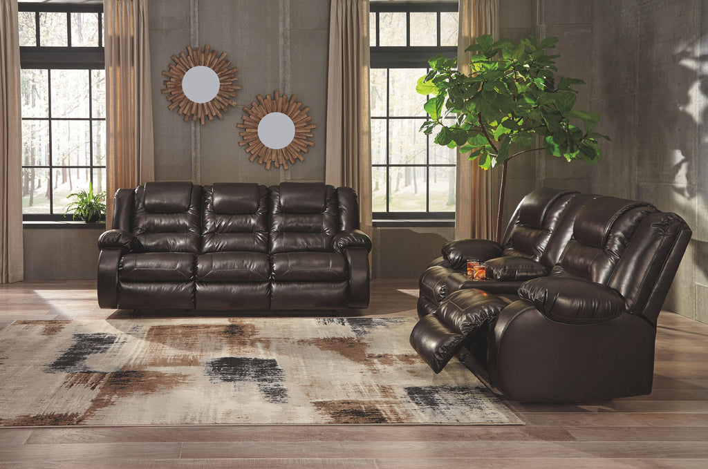 Vacherie - Causeuse double avec console