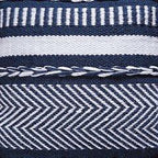 Coussin Yarnley bleu marine/blanc (lot de 4)