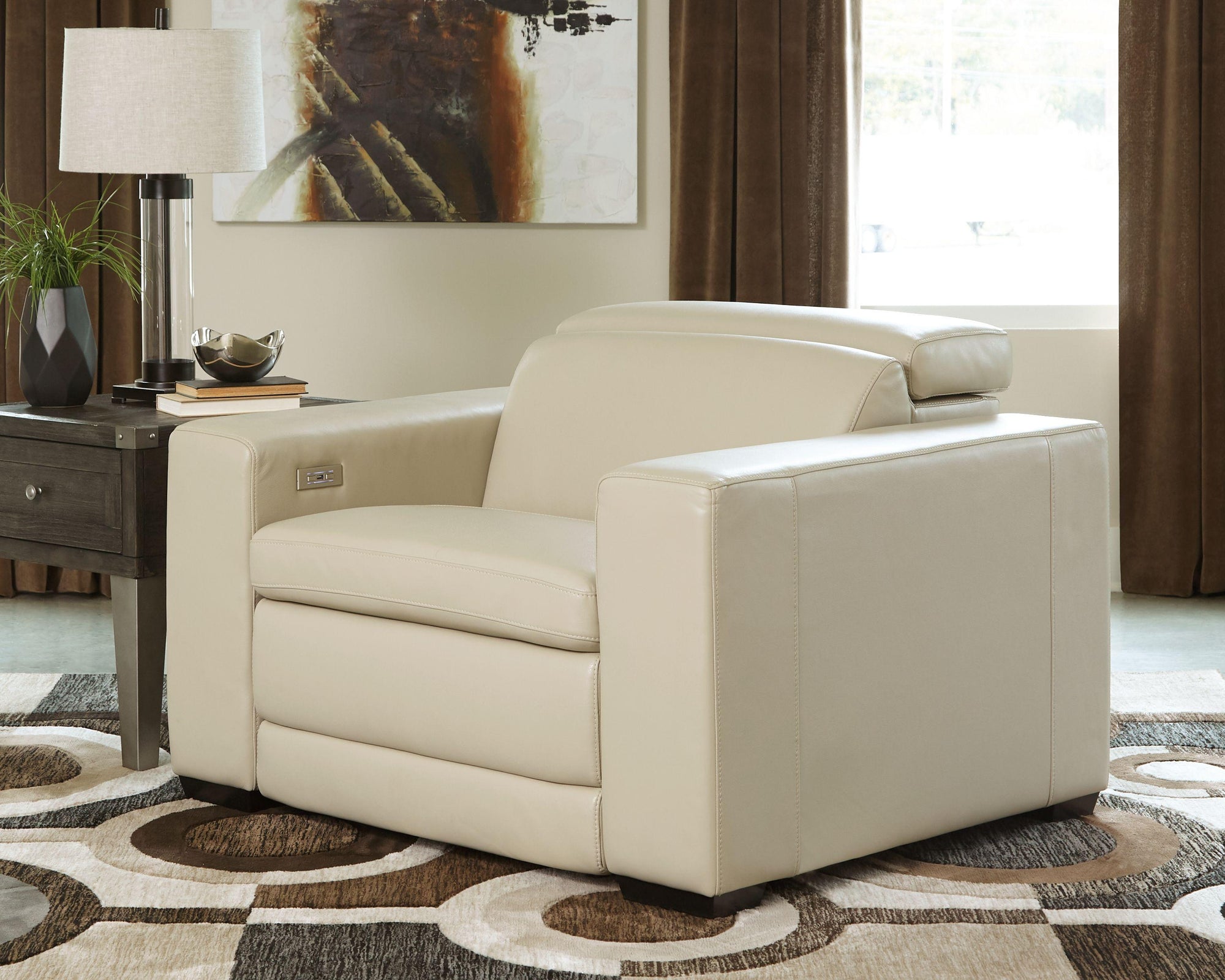 Texline - Fauteuil inclinable électrique avec appui-tête réglable