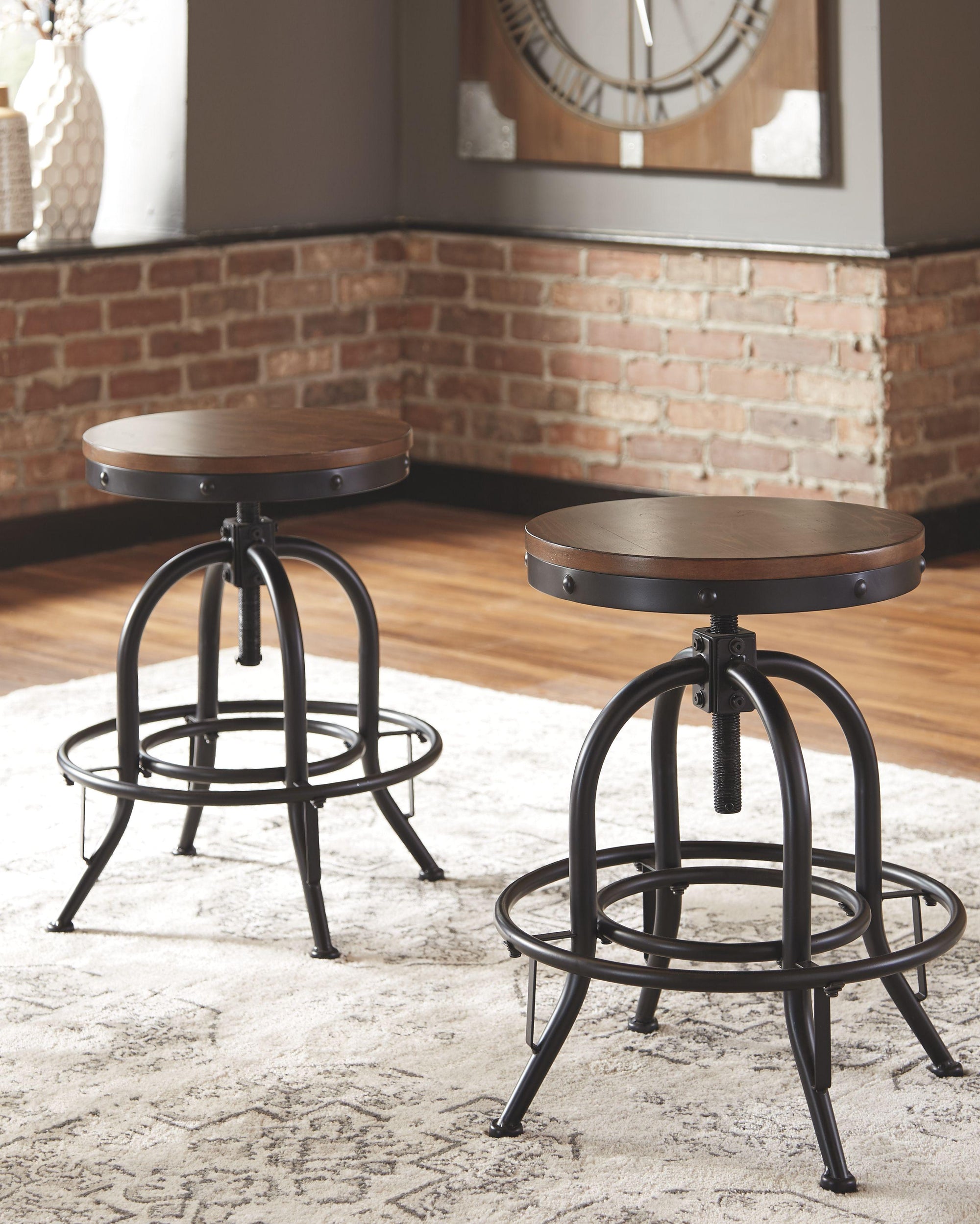 Valebeck - Tabouret de bar pivotant (2/cn)