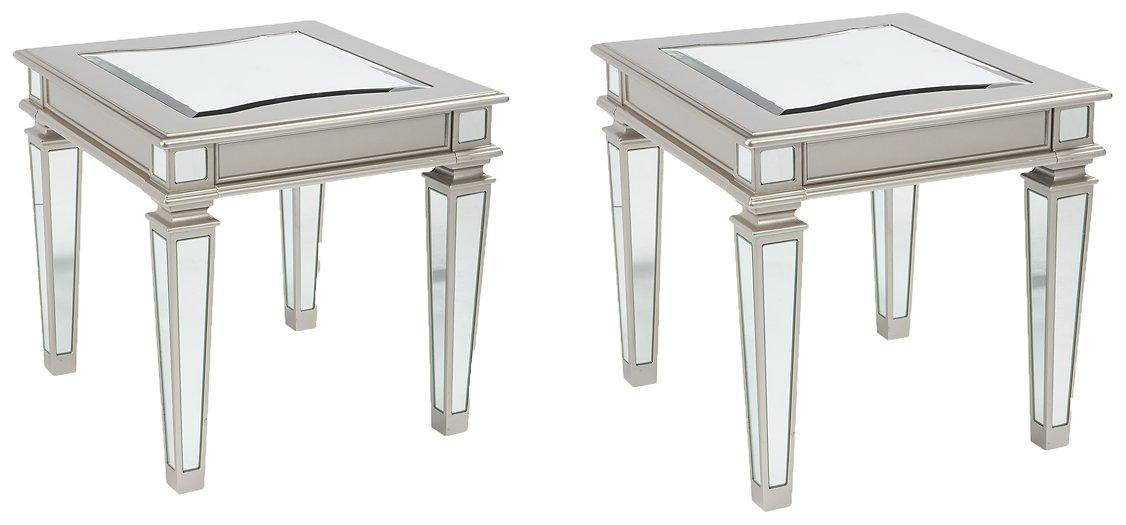 Ensemble de tables d'appoint 2 pièces Tessani