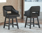 Tallenger - Tabouret de bar pivotant Uph (2/cn)