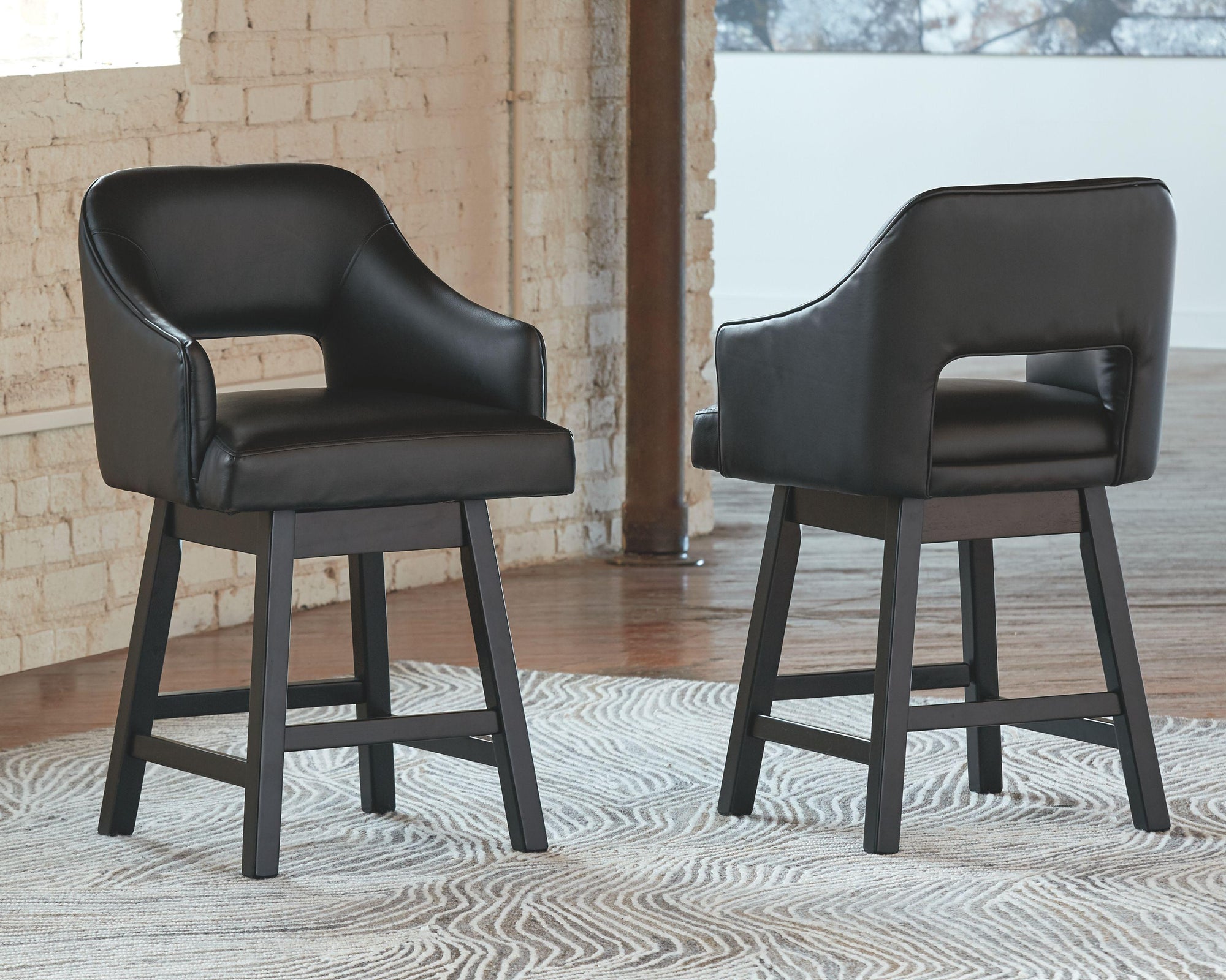 Tallenger - Tabouret de bar pivotant Uph (2/cn)