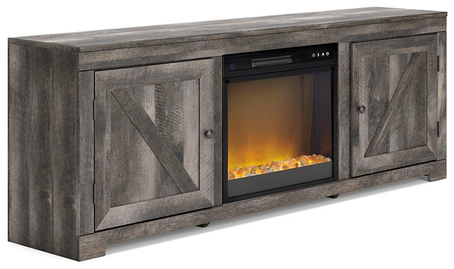 Meuble TV Wynnlow avec foyer électrique