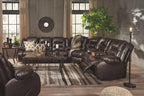 Vacherie - Causeuse double avec console