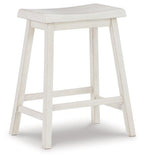 Tabouret de bar Stuven blanc (lot de 2)