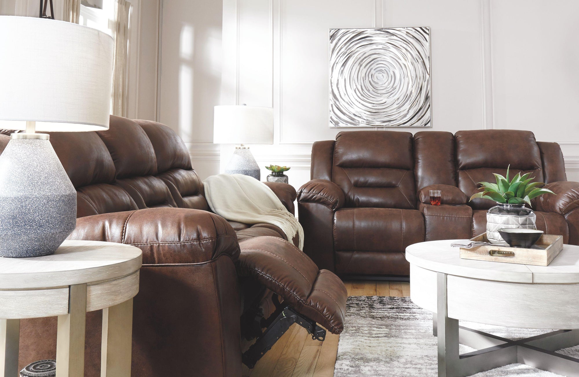 Stoneland - Causeuse double avec console
