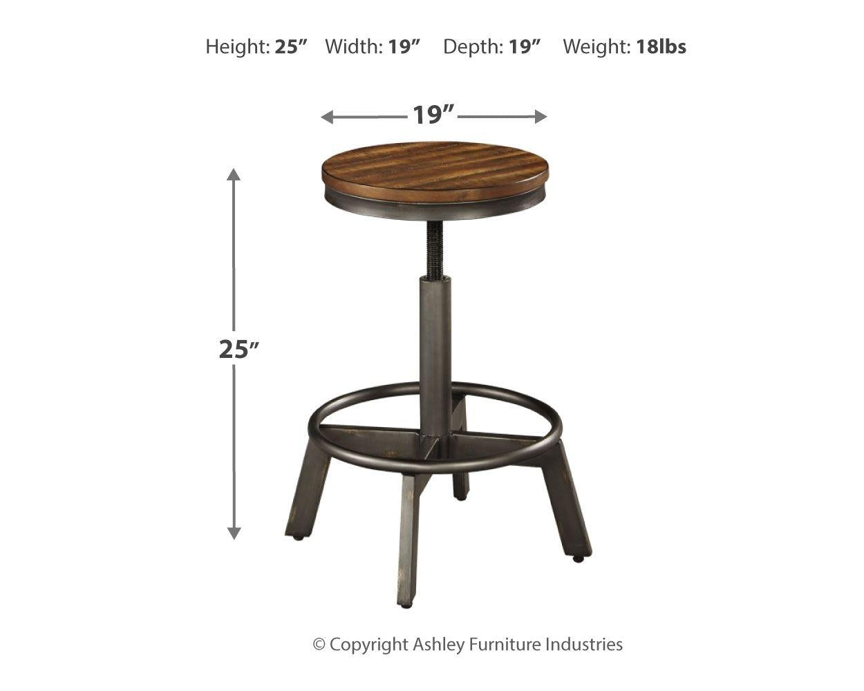 Torjin - Tabouret pivotant (2/cn)