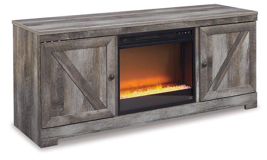 Meuble TV Wynnlow 63 avec foyer électrique