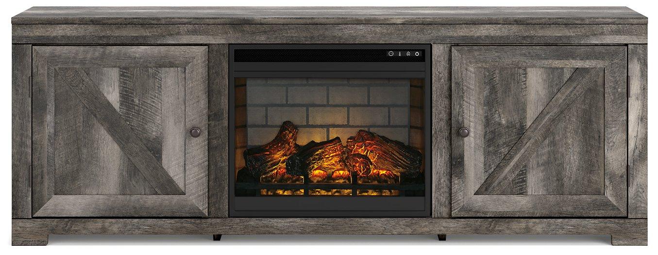 Meuble TV Wynnlow avec foyer électrique