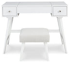Coiffeuse Thadamere avec tabouret