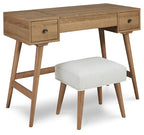 Coiffeuse Thadamere avec tabouret