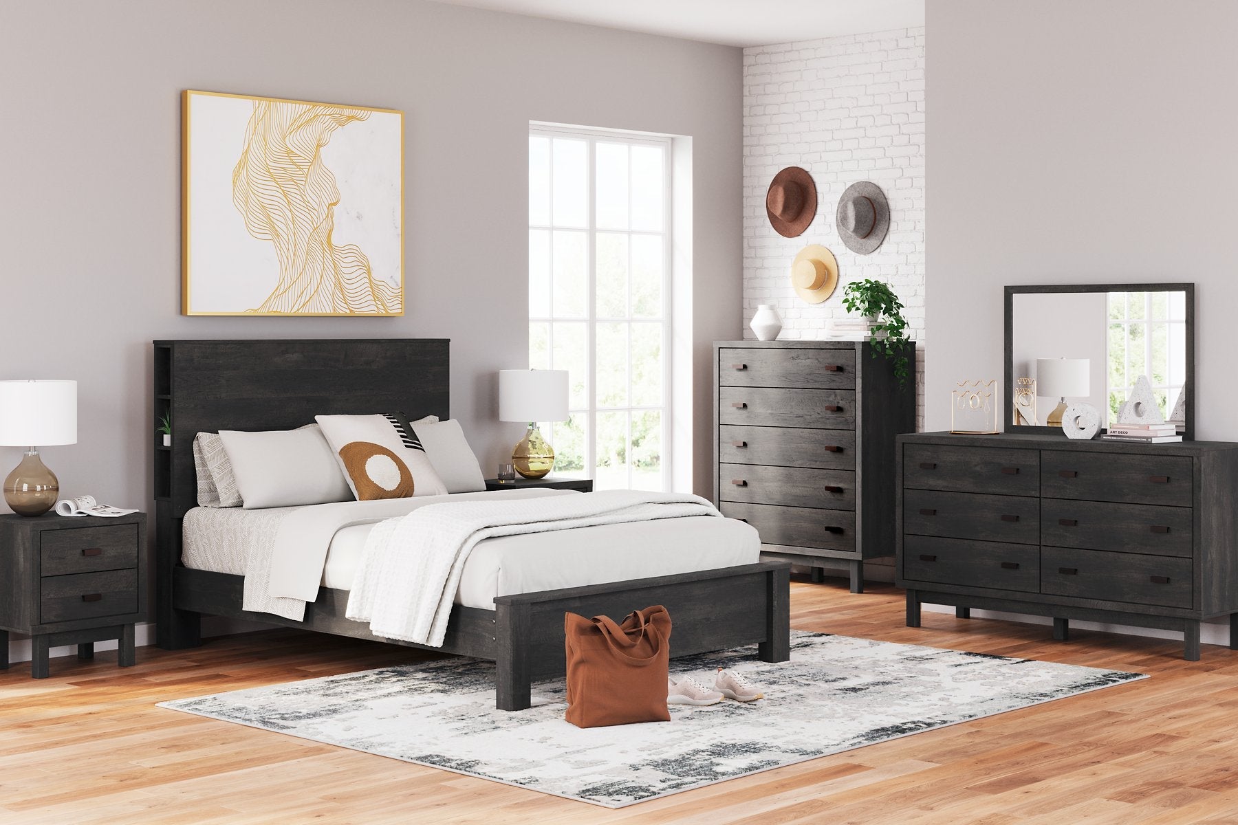 Ensemble de chambre à coucher Toretto 8 pièces