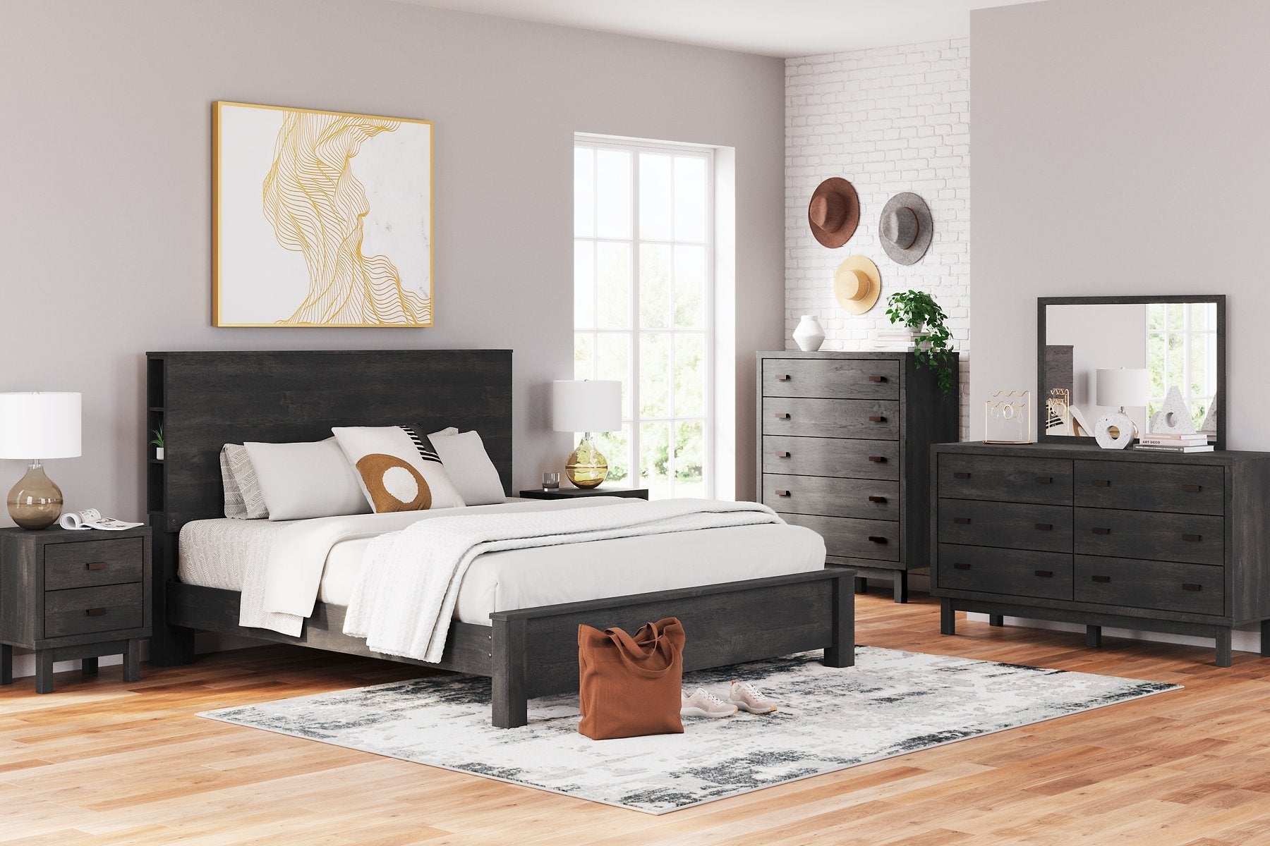 Ensemble de chambre à coucher Toretto 8 pièces