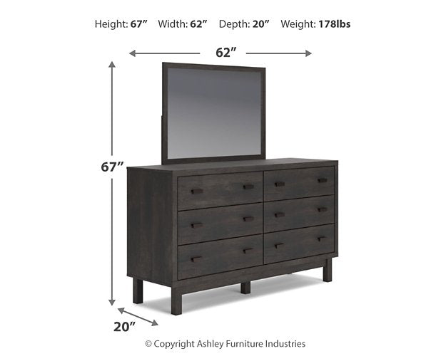 Ensemble de chambre à coucher Toretto 6 pièces