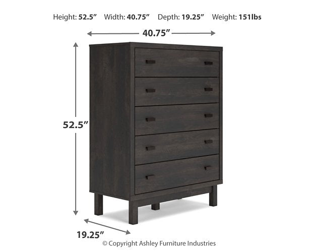 Ensemble de chambre à coucher Toretto 7 pièces