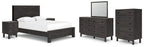 Ensemble de chambre à coucher Toretto 8 pièces