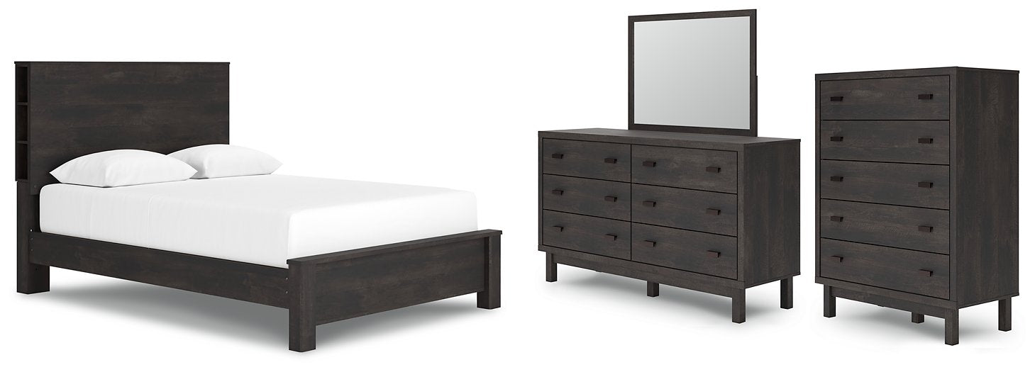 Ensemble de chambre à coucher Toretto 6 pièces