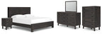 Ensemble de chambre à coucher Toretto 7 pièces
