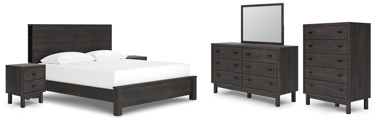 Ensemble de chambre à coucher Toretto 8 pièces