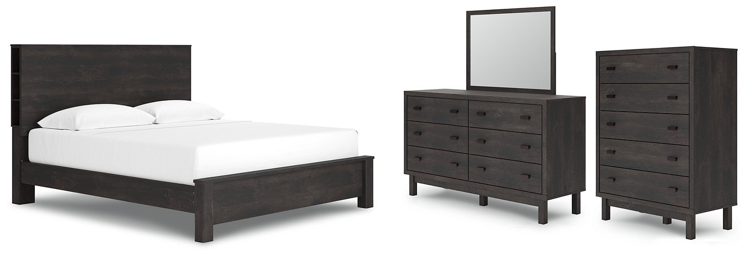 Ensemble de chambre à coucher Toretto 6 pièces