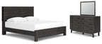 Ensemble de chambre à coucher Toretto 5 pièces
