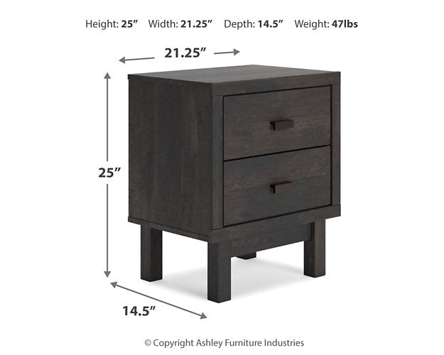 Ensemble de chambre à coucher Toretto 7 pièces