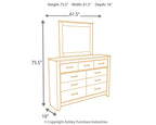 Commode et miroir Zelen