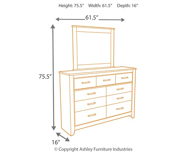 Commode et miroir Zelen