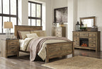Ensemble de chambre à coucher Trinell 6 pièces