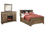 Ensemble de chambre à coucher Trinell 6 pièces