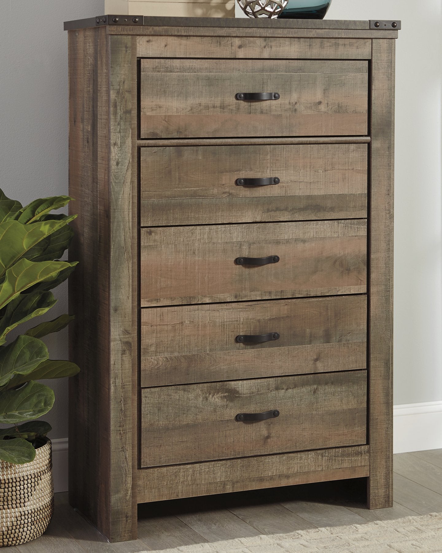 Ensemble de chambre à coucher Trinell 6 pièces