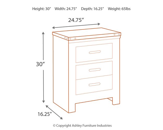 Ensemble de chambre à coucher Trinell 6 pièces