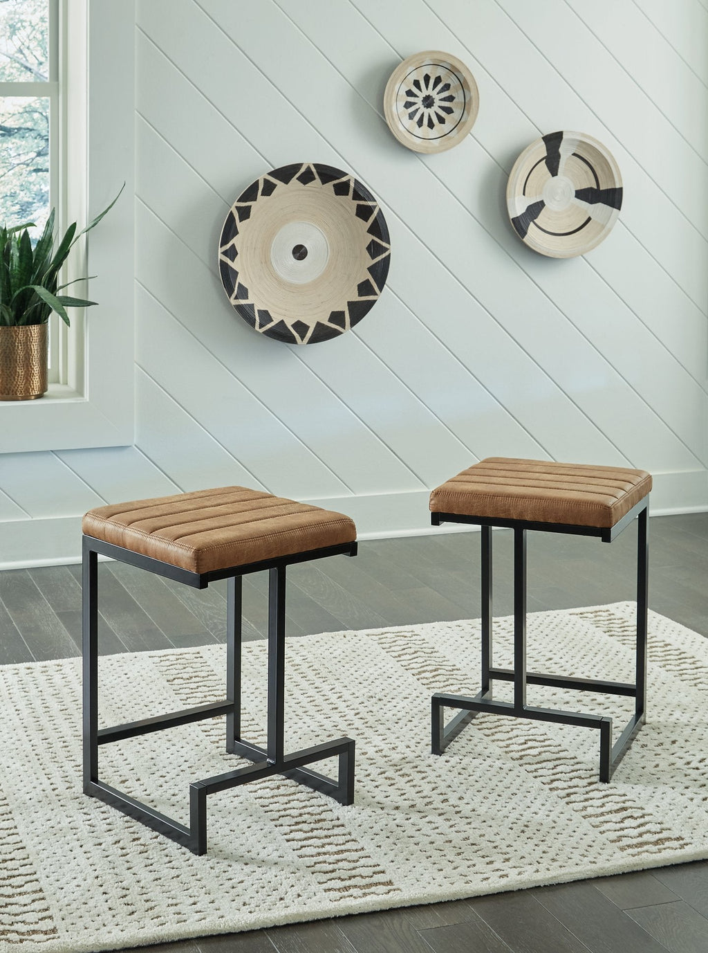 Tabouret de bar à hauteur de comptoir Strumford
