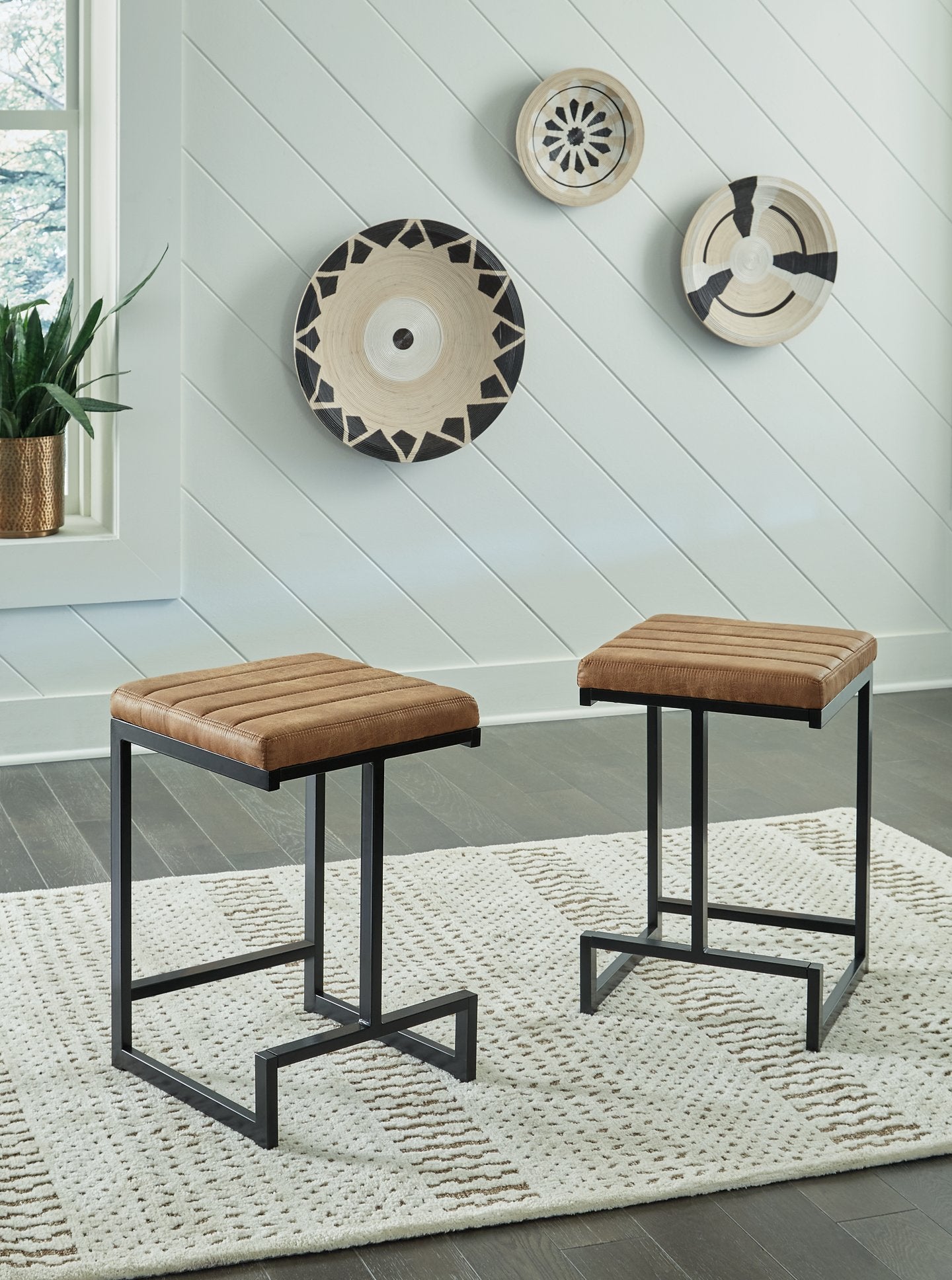 Tabouret de bar à hauteur de comptoir Strumford