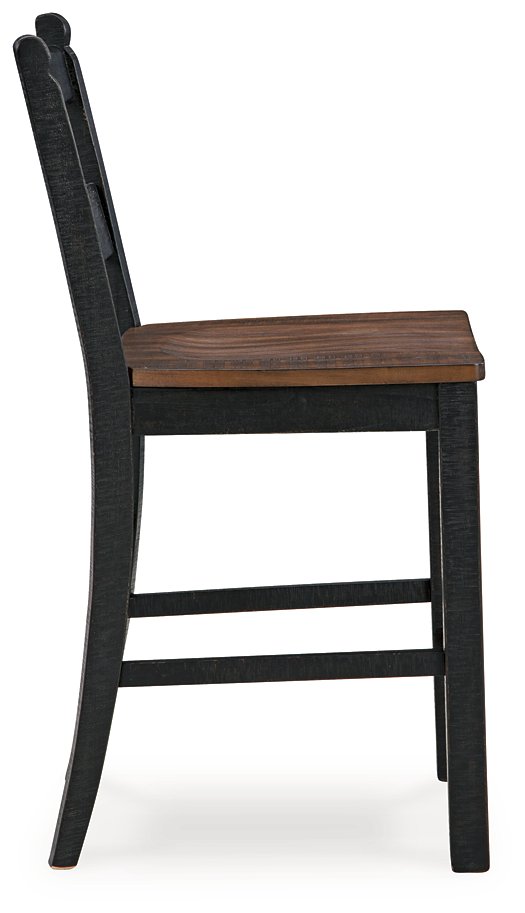 Tabouret de bar à hauteur de comptoir Valebeck