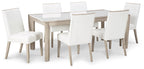 Ensemble de salle à manger Wendora 7 pièces