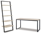 Ensemble de bureau à domicile Waylowe 2 pièces