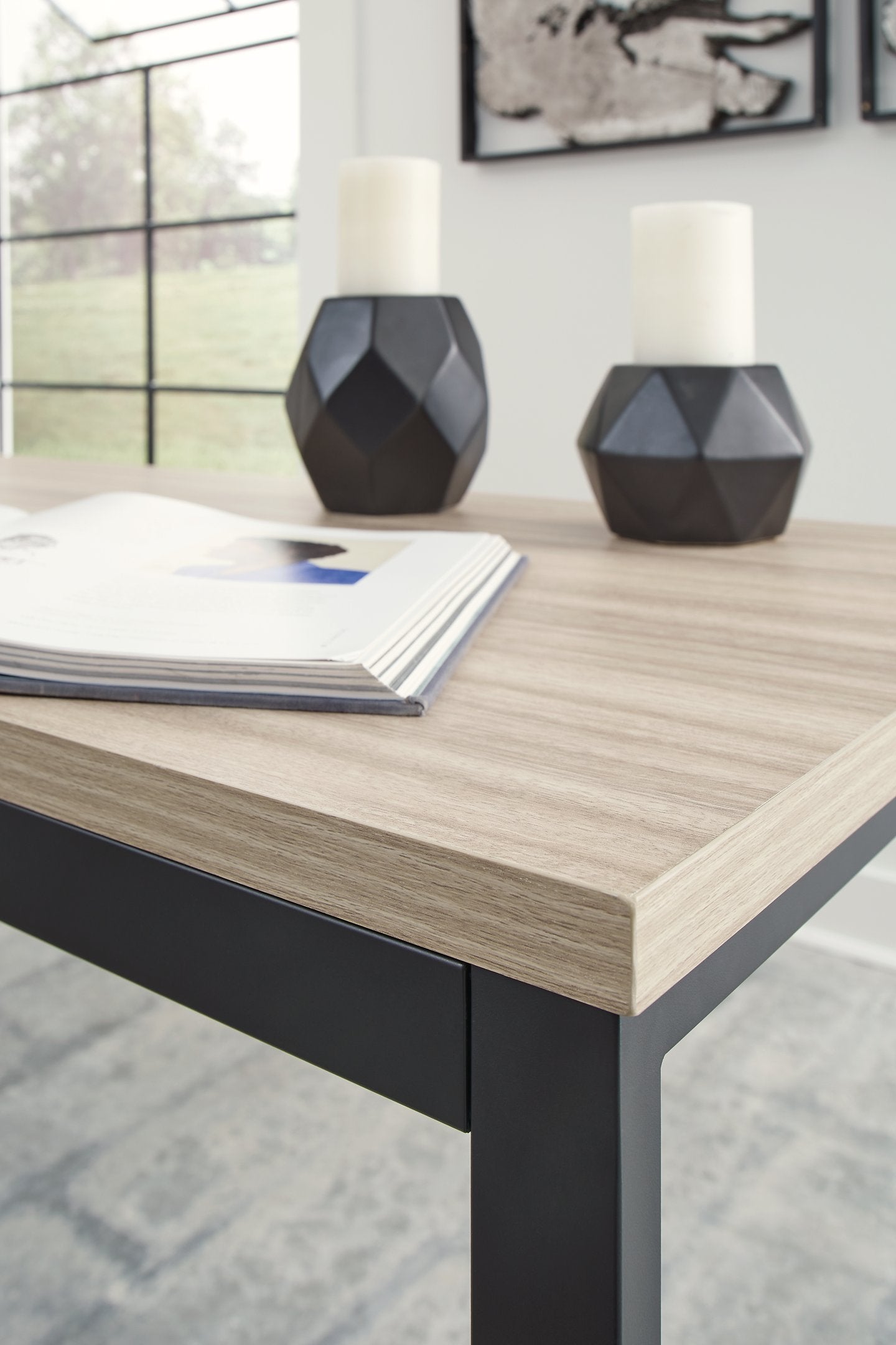 Ensemble de bureau à domicile Waylowe 2 pièces