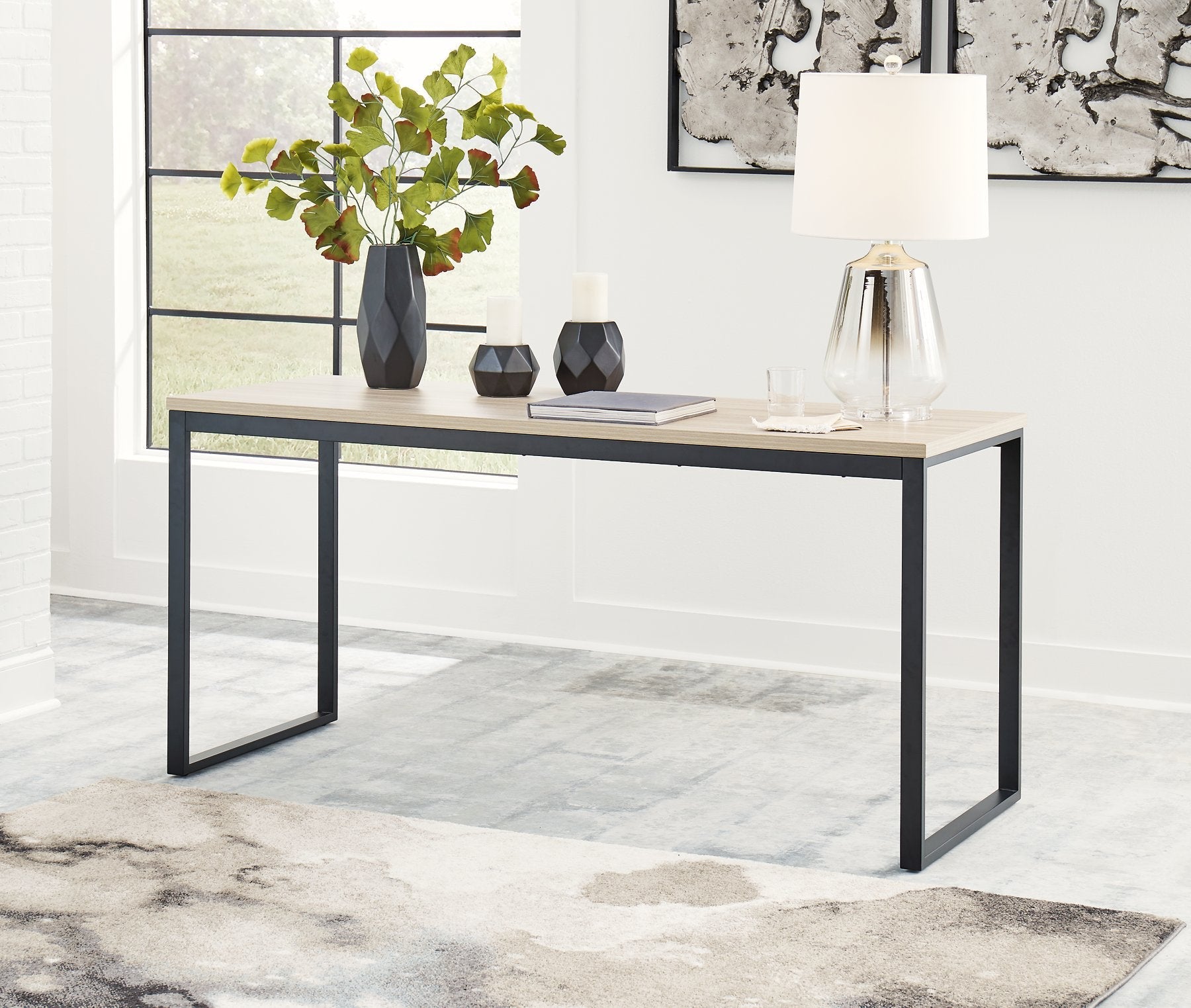 Ensemble de bureau à domicile Waylowe 2 pièces
