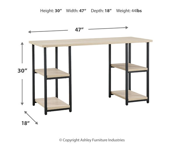 Ensemble de bureau à domicile Waylowe 2 pièces