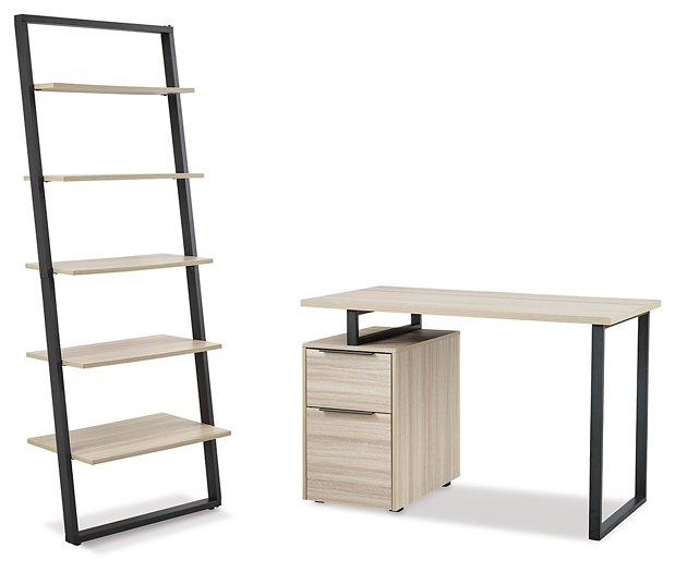 Ensemble de bureau à domicile Waylowe 2 pièces