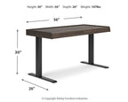 Ensemble de bureau à domicile Zendex 2 pièces